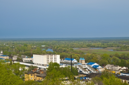 View of the city Vladimirのeditorial素材