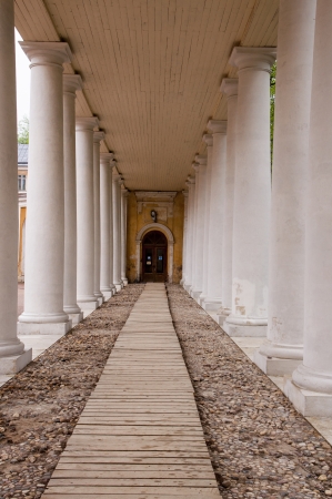 antique colonnadeの写真素材