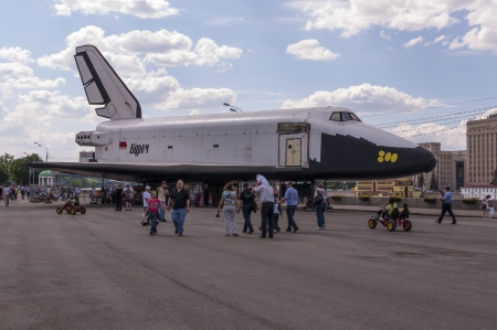 Buran spaceshipのeditorial素材