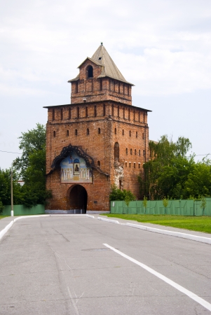 Tower of old castle in Russiaのeditorial素材