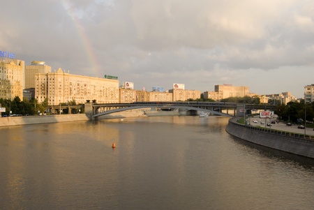 View of Moscow at sunsetのeditorial素材