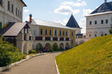 Orthodox monastery in Zvenigorod near Moscowのeditorial素材