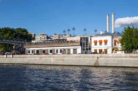 Old quarter on the embankment of the Moscow Riverのeditorial素材
