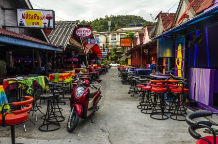 Youth cafes and bars in Thailandのeditorial素材