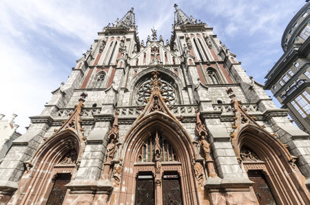 Streets in the center of Kiev. Ukraineの写真素材
