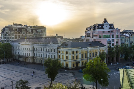 Streets in the center of Kiev. Ukraineのeditorial素材