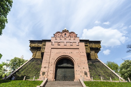 View of the center of the city  A fragment of the Golden Gateのeditorial素材