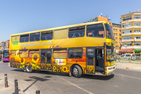 Regular buses in Istanbul. Turkeyのeditorial素材
