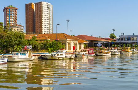 Streets of Istanbul in the tourist areaの写真素材