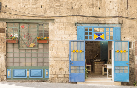 Small souvenir shop in Jerusalem, Israelのeditorial素材