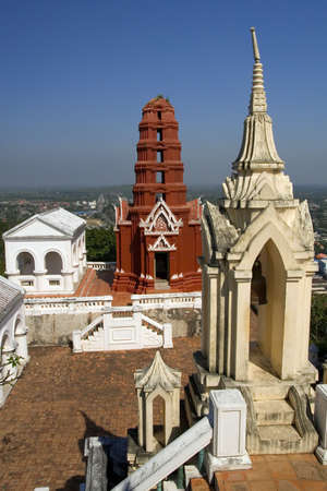 Wat Phra Kaeo in Phra Nakhon Khiri historical park, Petchaburi, Thailand.