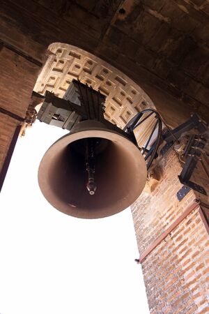 La Giralda belfry bell, Seville Cathedral, Spain.の写真素材