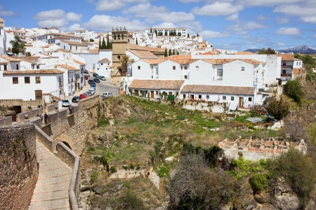 Ronda Old City in Spain, Andalusia region.の写真素材