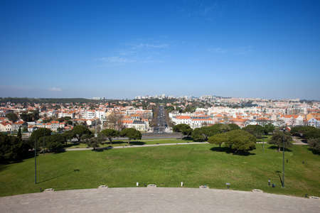 City of Lisbon in Portugal, view over Belem district.の写真素材