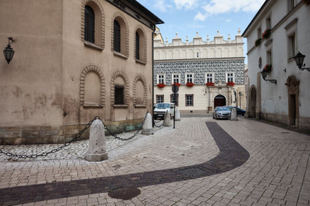 Krakow, Poland, Mariacki Square in the Old Townのeditorial素材