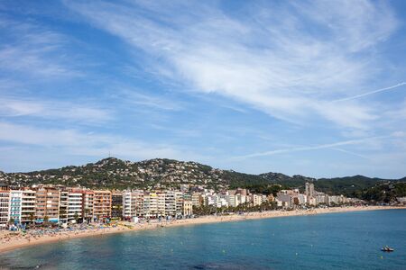 Spain, Catalonia, Lloret de Mar, resort town on Costa Brava at Mediterranean Sea