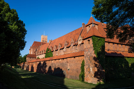 The Malbork Castle of Teutonic Knights Order in Poland.のeditorial素材