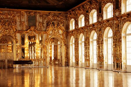 Russia, Saint-Petersburg hall in Tsarskoye Selo