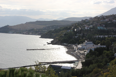 The Peninsula of Crimea, Alushtaのeditorial素材