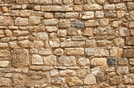 Stone wall decorationの写真素材