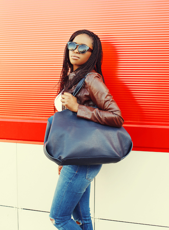 Portrait beautiful african womanの写真素材