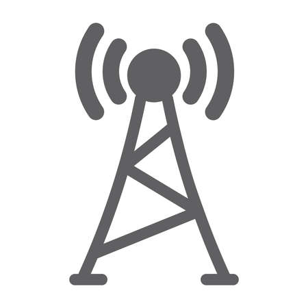 Antenna, connection, network, wireless iconのイラスト素材