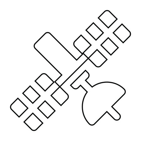 Antenna, satellite, signal, connection iconのイラスト素材