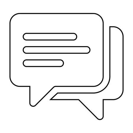 Chat,social, social engagement iconのイラスト素材