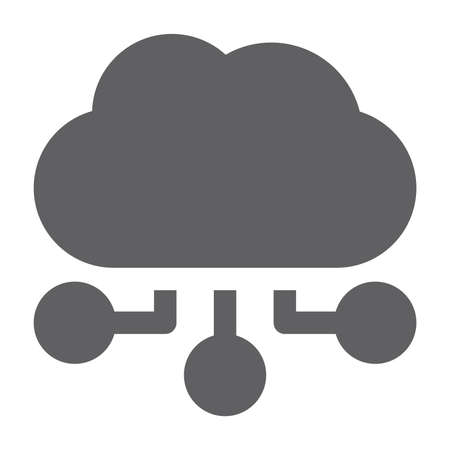 Cloud, cloud storage, database, data icon, vector fileのイラスト素材