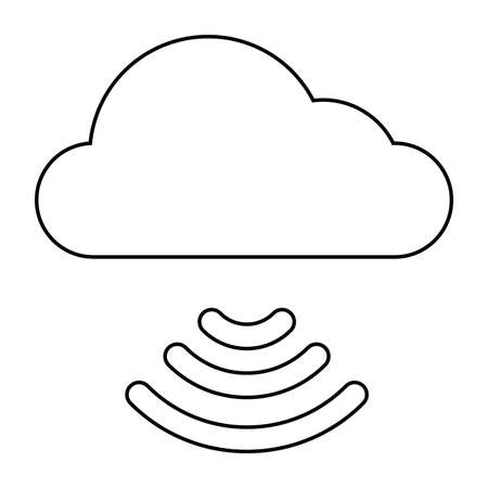 Cloud, connection, internet, network iconのイラスト素材