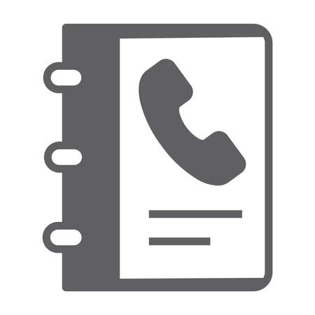 Directory, phone, phone book, address book iconのイラスト素材