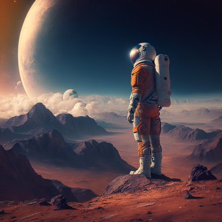 Astronaut ai generativeの素材