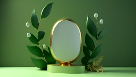Easter podium display, Ai generativeの素材