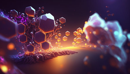 Abstract science backgroundの素材