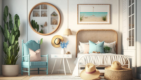 Home interior, luxury modern dark living room interior, black empty wall mock up, 3d renderの素材