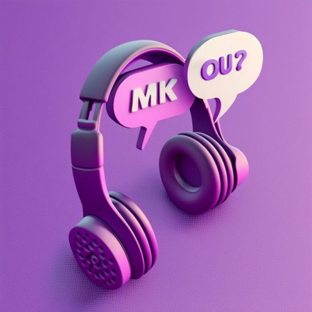 3D Headphones Ai generativeの素材