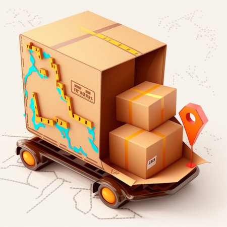 3D Fast delivery from online store Ai generativeの素材