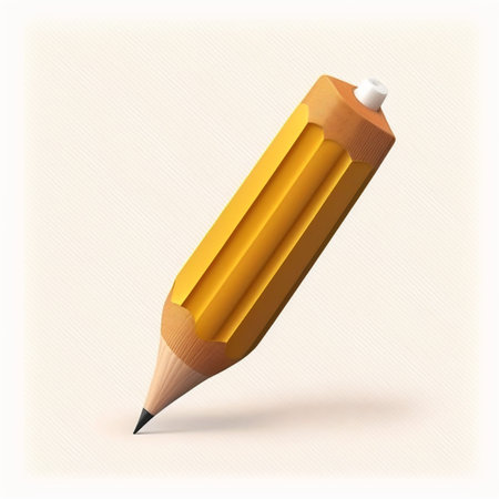 3D Wooden pencil Ai generativeの素材