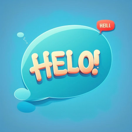 Hello speech Ai generativeの素材