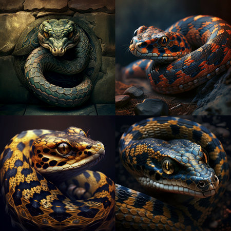 Snake Ai generativeの素材