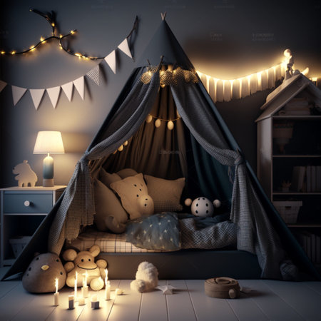 Cozy kids room interiorの素材