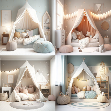 Cozy kids room interiorの素材