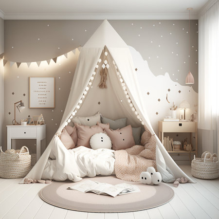 Cozy kids room interiorの素材