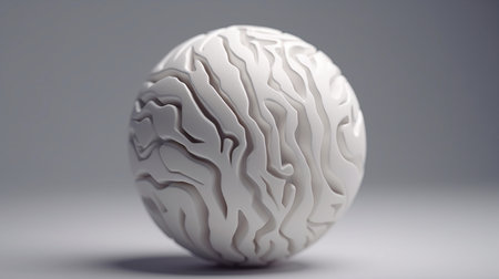 muscle material ball with skin textureの素材