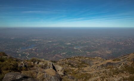 beautiful view of world oldest mountain range aravali.locaed in rajasthan,indiaの写真素材