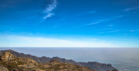 beautiful view of world oldest mountain range aravali.locaed in rajasthan,indiaの写真素材