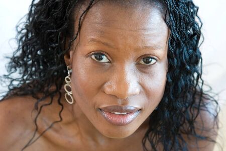 Portrain of a beautiful womanの写真素材