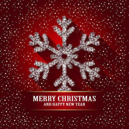 Winter Christmas Design greeting card. Vector illustrationのイラスト素材