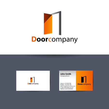 Real estate business logoのイラスト素材