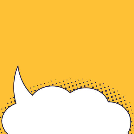 Speech bubble banner with space for phrases.のイラスト素材